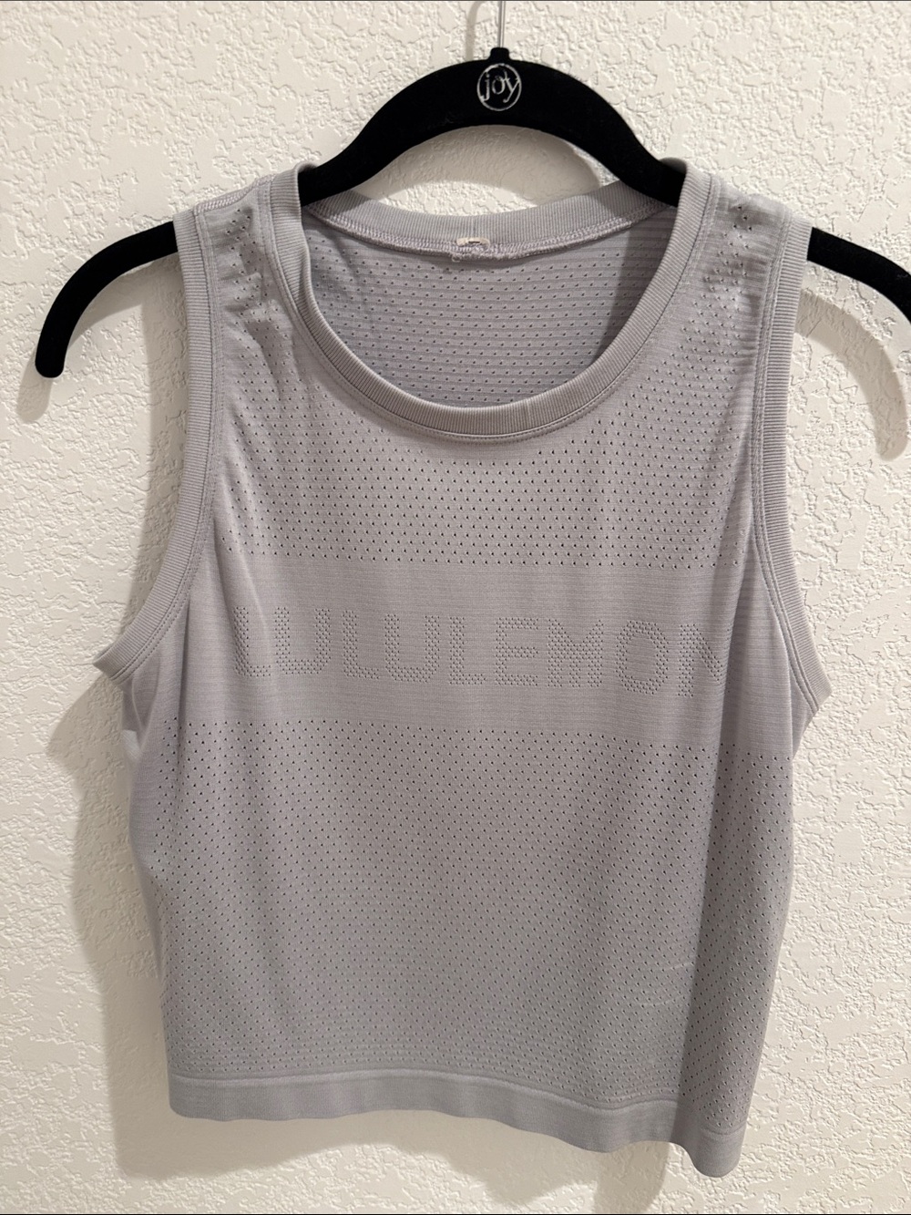 lululemon athletica Light Purple Perforated Athletic Tank